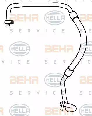 BEHR HELLA Service 9GS 351 337-451 - Трубопровод низкого давления, кондиционер autodif.ru