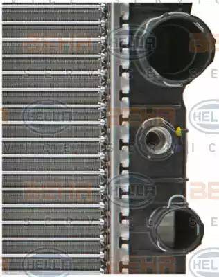 BEHR HELLA Service 8MK 376 718-011 - Радиатор, охлаждение двигателя autodif.ru