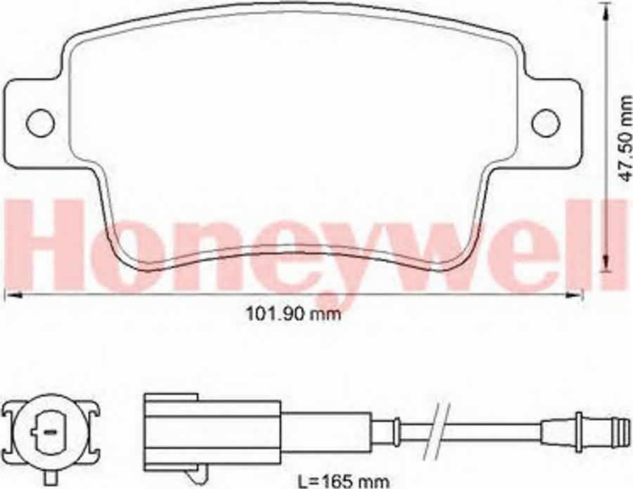 BENDIX 573345B - Тормозные колодки, дисковые, комплект autodif.ru