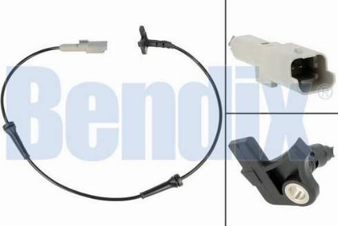 BENDIX 058680B - Датчик ABS, частота вращения колеса autodif.ru
