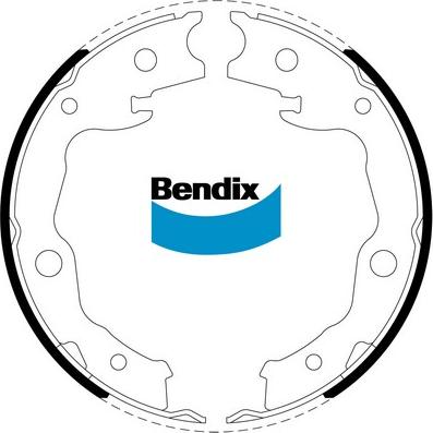 Bendix-AU BS5257 - Комплект тормозов, ручник, парковка autodif.ru
