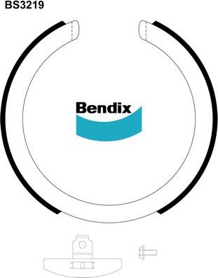 Bendix-AU BS3219 - Комплект тормозов, ручник, парковка autodif.ru