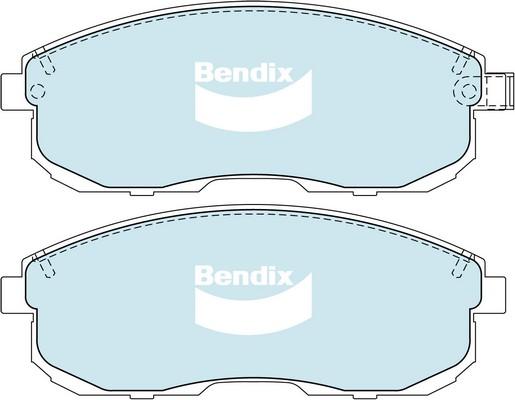 Bendix-AU DB1232 GCT - Тормозные колодки, дисковые, комплект autodif.ru