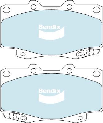 Bendix-AU DB1739 -4WD - Тормозные колодки, дисковые, комплект autodif.ru
