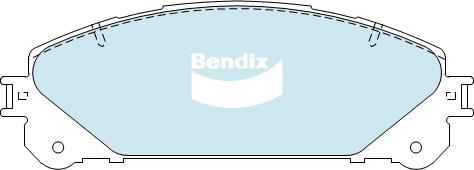 Bendix-AU DB2004 -4WD - Тормозные колодки, дисковые, комплект autodif.ru