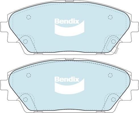 Bendix-AU DB2330-GCT - Тормозные колодки, дисковые, комплект autodif.ru
