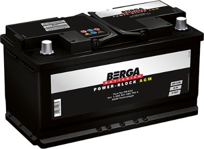 BERGA 5959010857502 - Стартерная аккумуляторная батарея, АКБ autodif.ru