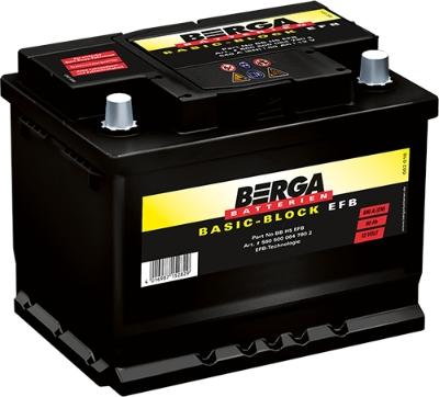 BERGA 5605000647902 - Стартерная аккумуляторная батарея, АКБ autodif.ru