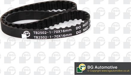 BGA TB2502-1 - Зубчатый ремень ГРМ autodif.ru