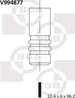 BGA V994877 - Выпускной клапан autodif.ru