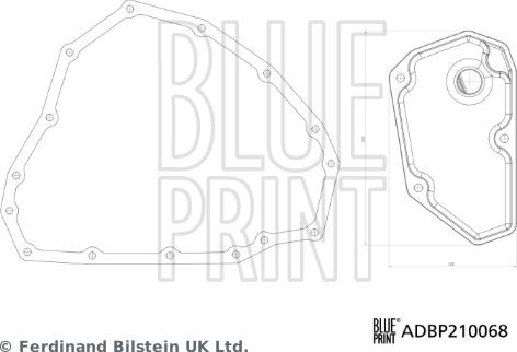 Blue Print ADBP210068 - Гидрофильтр, автоматическая коробка передач autodif.ru