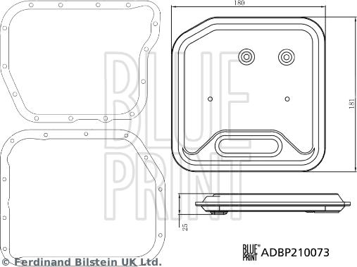 Blue Print ADBP210073 - Гидрофильтр, автоматическая коробка передач autodif.ru