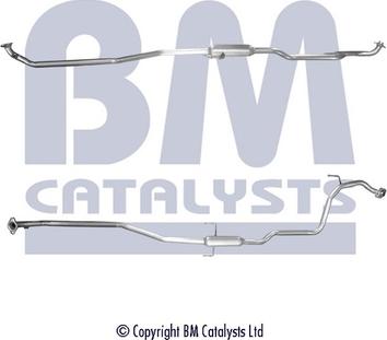 BM Catalysts BM50572 - Труба выхлопного газа autodif.ru