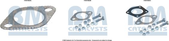 BM Catalysts FK91002 - Монтажный комплект, катализатор autodif.ru