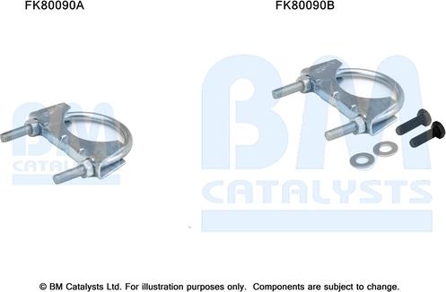 BM Catalysts FK80090 - Монтажный комплект, катализатор autodif.ru
