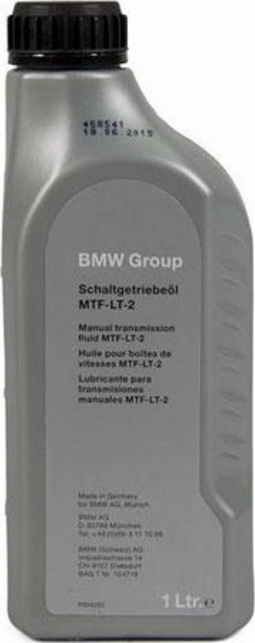 BMW 83 22 2 339 219 - Масло трансмиссионное синтетическое 1л - MTF-LT-2 autodif.ru