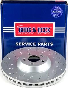 Borg & Beck BBD6212S - Тормозной диск autodif.ru