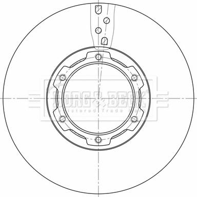 Borg & Beck BBD32644 - Тормозной диск autodif.ru