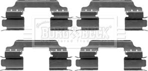 Borg & Beck BBK1534 - Комплектующие для колодок дискового тормоза autodif.ru