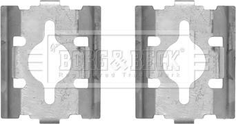 Borg & Beck BBK1300 - Комплектующие для колодок дискового тормоза autodif.ru