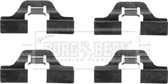 Borg & Beck BBK1203 - Комплектующие для колодок дискового тормоза autodif.ru