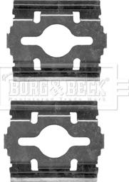 Borg & Beck BBK1215 - Комплектующие для колодок дискового тормоза autodif.ru