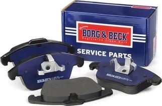 Borg & Beck BBP1981 - Тормозные колодки, дисковые, комплект autodif.ru