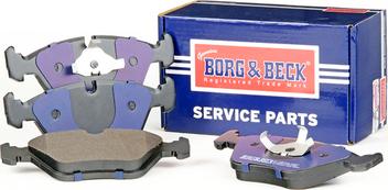 Borg & Beck BBP1460 - Тормозные колодки, дисковые, комплект autodif.ru