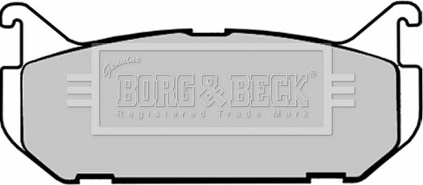 Borg & Beck BBP1546 - Тормозные колодки, дисковые, комплект autodif.ru