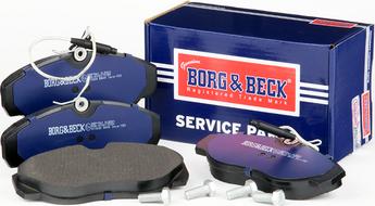 Borg & Beck BBP1561 - Тормозные колодки, дисковые, комплект autodif.ru