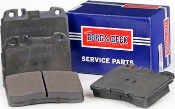 Borg & Beck BBP1587 - Тормозные колодки, дисковые, комплект autodif.ru
