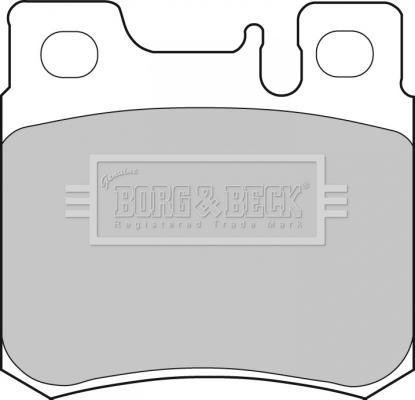 Borg & Beck BBP1533 - Тормозные колодки, дисковые, комплект autodif.ru