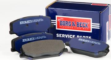 Borg & Beck BBP1524 - Тормозные колодки, дисковые, комплект autodif.ru