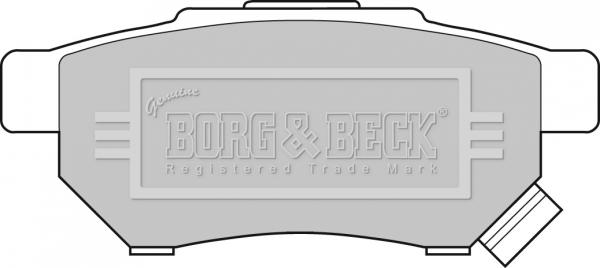 Borg & Beck BBP1526 - Тормозные колодки, дисковые, комплект autodif.ru