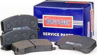 Borg & Beck BBP1522 - Тормозные колодки, дисковые, комплект autodif.ru