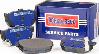Borg & Beck BBP1527 - Тормозные колодки, дисковые, комплект autodif.ru