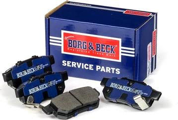 Borg & Beck BBP1657 - Тормозные колодки, дисковые, комплект autodif.ru