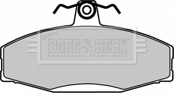 Borg & Beck BBP1604 - Тормозные колодки, дисковые, комплект autodif.ru