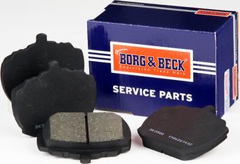 Borg & Beck BBP1098 - Тормозные колодки, дисковые, комплект autodif.ru
