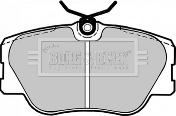Borg & Beck BBP1042 - Тормозные колодки, дисковые, комплект autodif.ru