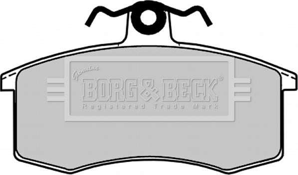 Borg & Beck BBP1053 - Тормозные колодки, дисковые, комплект autodif.ru