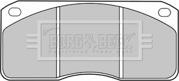 Borg & Beck BBP1083 - Тормозные колодки, дисковые, комплект autodif.ru