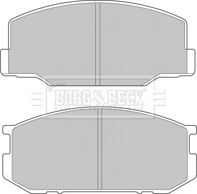 Borg & Beck BBP1196 - Тормозные колодки, дисковые, комплект autodif.ru