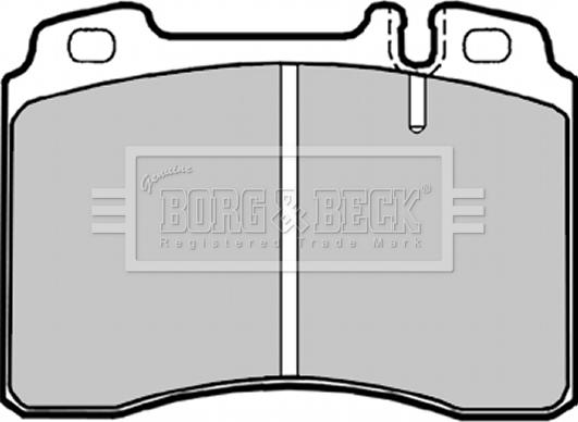 Borg & Beck BBP1181 - Тормозные колодки, дисковые, комплект autodif.ru