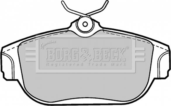 Borg & Beck BBP1120 - Тормозные колодки, дисковые, комплект autodif.ru