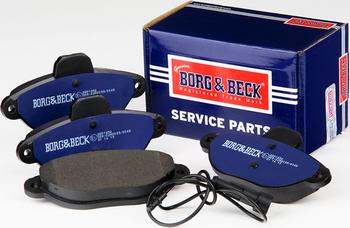 Borg & Beck BBP1852 - Тормозные колодки, дисковые, комплект autodif.ru