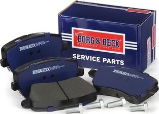 Borg & Beck BBP1807 - Тормозные колодки, дисковые, комплект autodif.ru