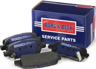 Borg & Beck BBP1839 - Тормозные колодки, дисковые, комплект autodif.ru