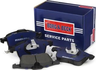 Borg & Beck BBP1875 - Тормозные колодки, дисковые, комплект autodif.ru
