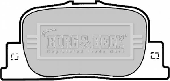 Borg & Beck BBP1878 - Тормозные колодки, дисковые, комплект autodif.ru